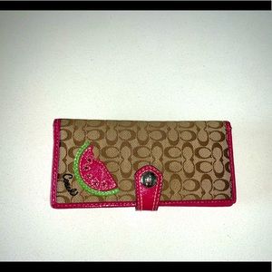 Coach Watermelon Wallet